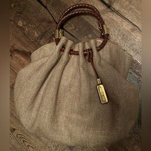 Michael Kors Collection Skorpios large woven shoulder bag